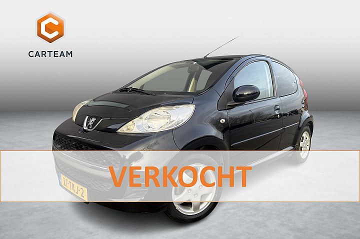 Peugeot 107 1.0-12V Black & Silver verkocht